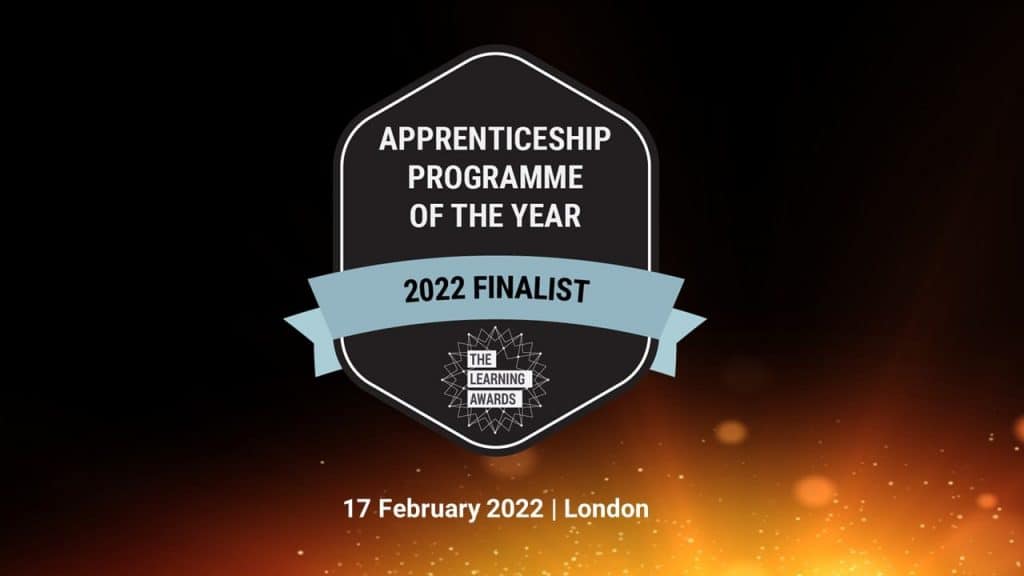 Apprenticeship Programme of the Year 2022 Finalists
The Learning Awards, 17th February 2022, London