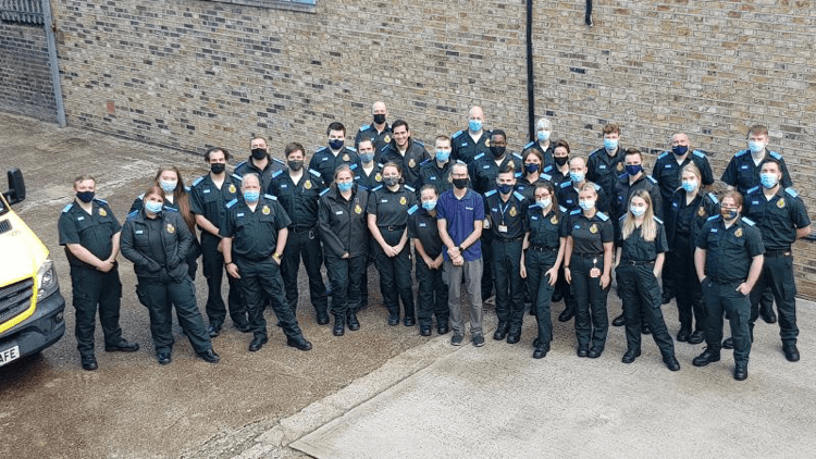 Trainee Emergency Ambulance Crew cohort 03/21 at London Ambulance Service