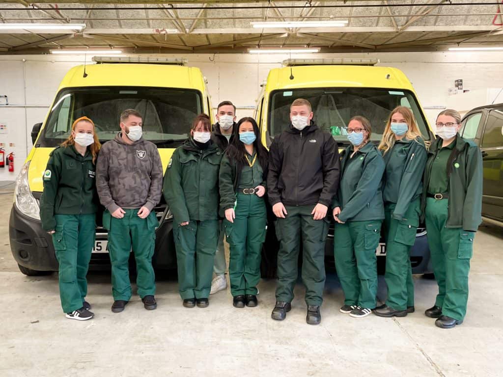 The latest cohort of Emergency Care Assistants (ECAs) trained by MediPro for Bristol Ambulance EMS.