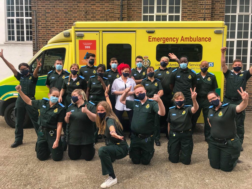 MediPro with TEAC / AAP apprentices for London Ambulance Service